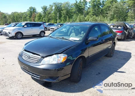 2008 Toyota Corolla Le z USA, uszkodzony, nr VIN 2T1BR32E48C919722